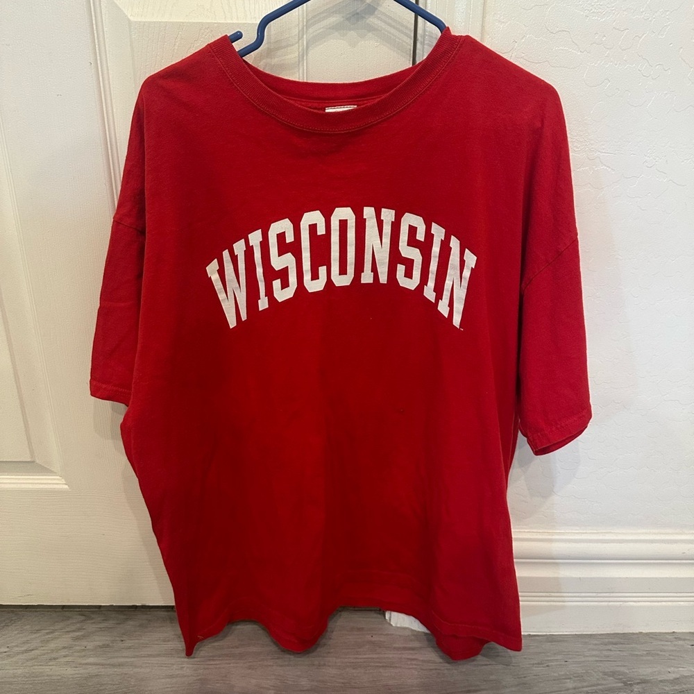 Wisconsin Red Women's Top